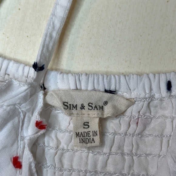 Sim & Sam Tiered Cotton Sundress Size Small - Picture 9 of 13